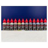 Lot of 14 Meng Color AK Interactive Model Paints – Acrylic, 17ml Bottles