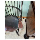 Pair of High Back Windsor Bow Arm Chairs by Nichols & Stone Co. USA