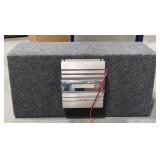 JL Audio PowerWedge Subwoofer with Pioneer GM-X522 Amplifier – Complete Bass Package