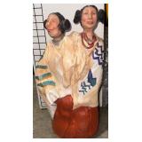 “Sisterhood” by Kristeen Rzadkiewicz – Sculpture of Two Women Embracing