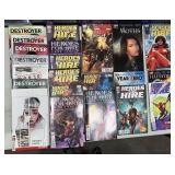 Large Lot of 100 plus Marvel, Valiant & Indie Comic Books Heroes for Hire Bloodshot Telepaths
