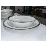 Noritake Crestwood Platinum Legendary China Set - Over 40 Pcs Cups Plates Bowls