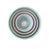 Vintage Pyrex Primary Mixing Bowl Set #404 #403 #402 + Small Blue