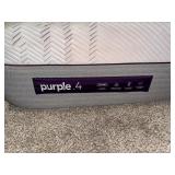 Purple .4 King Mattress + Purple Pillow – Washable Cover, Gently Used