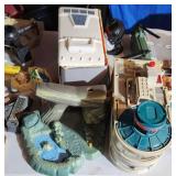 Huge Lot Vintage Micro Machines Playsets, Star Trek, Vehicles & Accessories