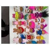 Lot of 30+ Vintage Troll Dolls – Mixed Brands & Styles – Colorful Hair & Outfits