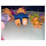 Lot of 30+ Vintage Troll Dolls – Mixed Brands & Styles – Colorful Hair & Outfits