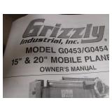 Grizzly 15" Mobile Planner, Model G...