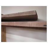 Wall rack of craft wood: shorts & p...