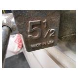 Craftsman 5-1/2" bench vise...