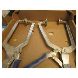 Grip clamps, three...