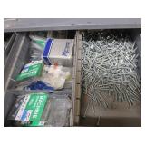 Hardware cabinet & contents, Metal ...