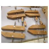 Jorgensen No 2 wooden clamps...