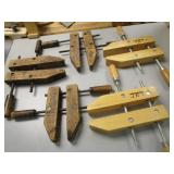 Jet wood clamps...