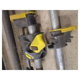 Pipe Clamps, pair 6ft & 8ft, one 9f...