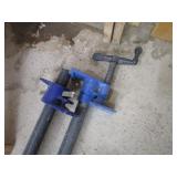 Pipe Clamps, pair 6ft & 8ft, one 9f...