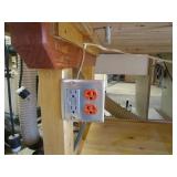 Custom built work table with vise, ...