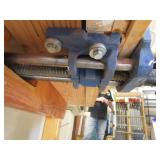 Custom built work table with vise, ...