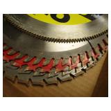 Saw blades, nine 10"...