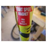 Rolling sweep magnet with magnet in...