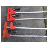 Cabinet clamps: two 48" Jorgensen a...