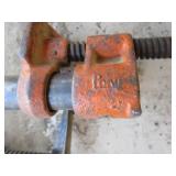 Pony pipe clamps, two 42", 54 & 64"...