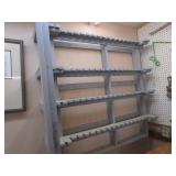 Wall shelf for pipe clamps, custom ...