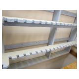 Wall shelf for pipe clamps, custom ...
