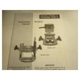 Porter Cable heavy duty router, bas...