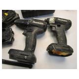 Makita drills, chargers, batteries...