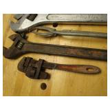 Adjustable wrenches - 12, 15, 18", ...