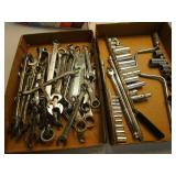 Sockets: 3/8" and 1/4", flat full c...