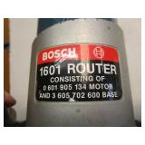 Bosch router, Makita finish sander...
