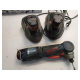 Bosch driver, 3 batteries, 2 charge...