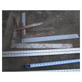 Level 6ft, two T-squares, 5 framing...