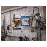 Saws, hammers, stapler, Rockler end...