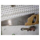 Saws, hammers, stapler, Rockler end...