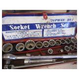 Sockets & ratchet, 3/4" drive...