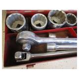 Sockets & ratchet, 3/4" drive...