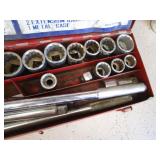 Sockets & ratchet, 3/4" drive...