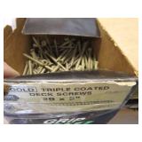 Hardware: mostly deck screws...