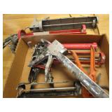 Caulking guns: regular & quart size...