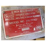 Craftsman belt sander, 4"...