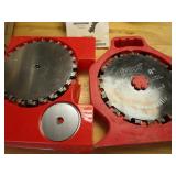 Saw blades, 8" with dado...