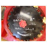 Saw blades, 8" with dado...