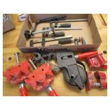 Bessey corner clamps & strap clamp,...