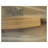 Veneer: remnant of red oak, edging...