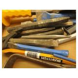 Chisels, pry bars, punches...