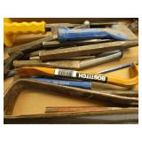 Chisels, pry bars, punches...