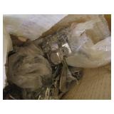 Cabinet hinges, assorted hardware...